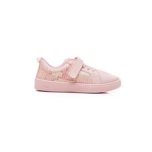Tenis World Colors Casual Infantil Menina Velcro 155.088-319 Rosa