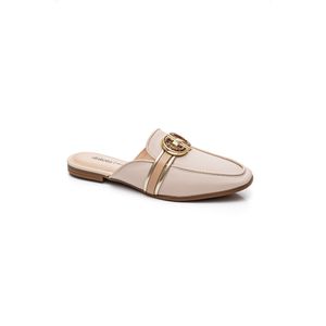 Sapatilha Dakota Mule Feminina Corrente G9141-03 Off-White