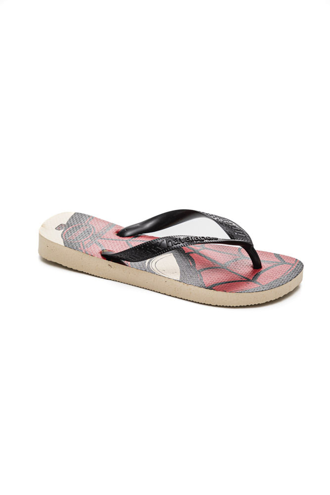 Chinelo-De-Dedo-Havaianas-Top-Masculino-Marvel-Homem-Aranha-0121-Bege