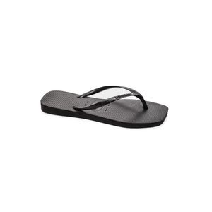 Chinelo De Dedo Havaianas Slim Feminino Square - 0090 Preto