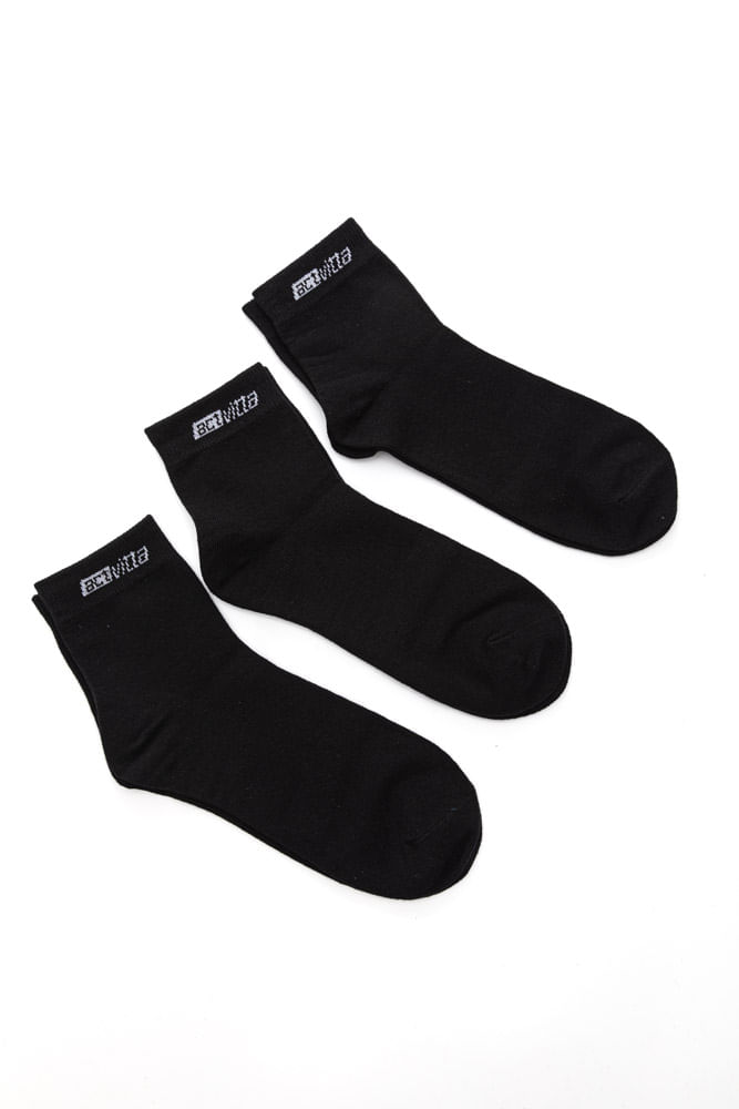 Kit-Meias-Activitta-Cano-Medio-Masculina----03-Pares---4999.4.22766-3-Pares-Preto