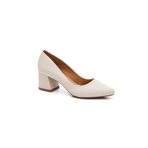Sapato Yoa Scarpin Feminino Baixo 346.2300 Off-White