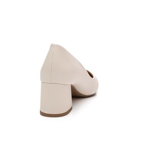 Sapato Yoa Scarpin Feminino Baixo 346.2300 Off-White