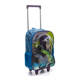Mochila De Rodinhas Luxcel Escolar Juvenil Menino Buzz Lightyear Ic37522ty Azul