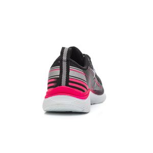 Tênis Box Kids Esportivo Juvenil Menina Cadarço Bk1826 Preto
