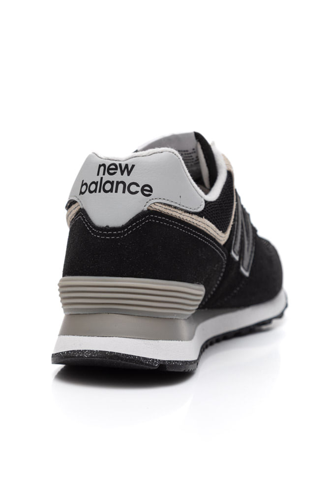 New balance 574 preto e cinza best sale