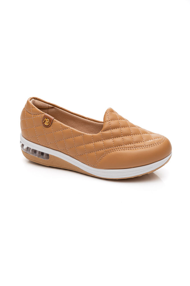 Sapato Modare Conforto Feminino Gel Tech 7320.263 Bege