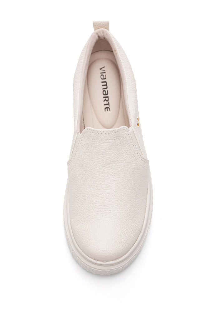 Tenis-Via-Marte-Casual-Feminino-Napa-Floater-23-15007-02-Off-White