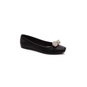 Sapatilha Moleca Flow Casual Feminina Strass 5735.218 Preto