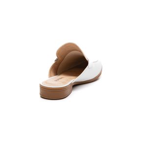 Sapatilha Bottero Mule Feminino Couro 353405 Branco