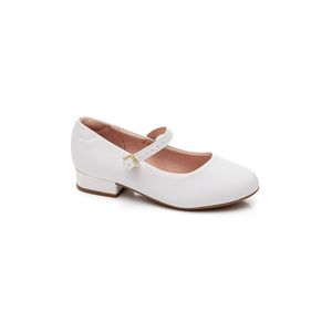 Sapatilha Molekinha Boneca Juvenil Menina Fivela 2528.101 Branco