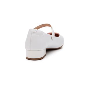Sapatilha Molekinha Boneca Juvenil Menina Fivela 2528.101 Branco