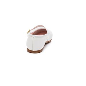 Sapatilha Molekinha Boneca Infantil Menina Fivela 2106.1041 Branco
