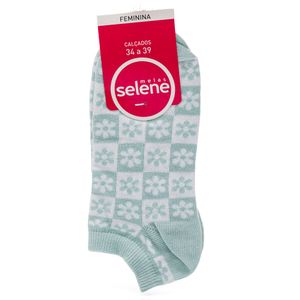 Meia Selene Cano Baixo Feminina Estampada 7060.001.5504 Sortido