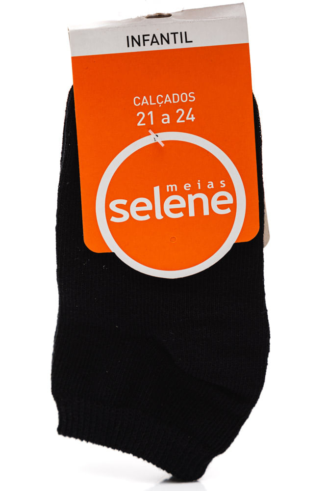 Meia-Selene-Soquete-Infantil-Menina-Lisa-2070.273-Preto