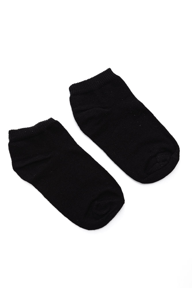 Meia-Selene-Soquete-Infantil-Menina-Lisa-2070.273-Preto