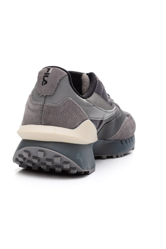 Tenis-Casual-Masculino-Fila-F01l082-5561-Renno-Vintage-Cinza