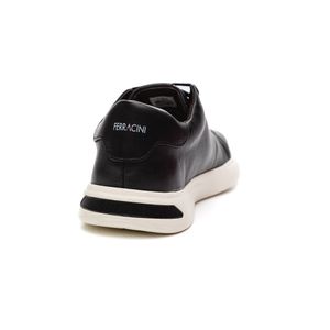 Sapatênis Sneaker Ferracini Masculino Buzios Couro 8488a Preto