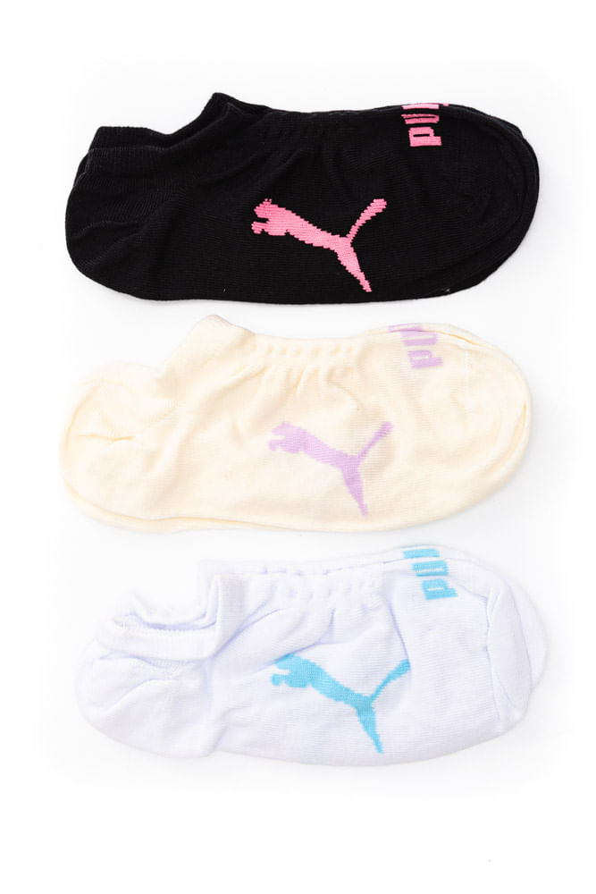 Kit-Meia-Puma-Sapatilha-Feminina-Colors-4755.001-Sortido