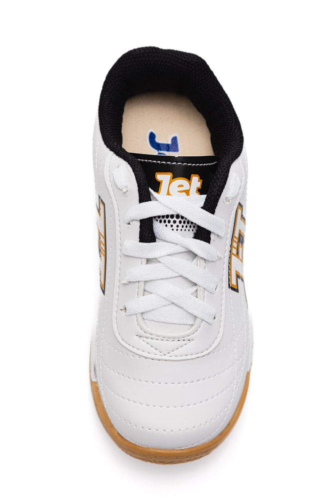 Chuteira-Futsal-Infantil-Menino-Jet-Kids-Branco