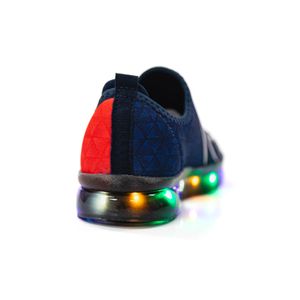Tênis Novopé Led Infantil Menino Aranha 32001170-22 Marinho