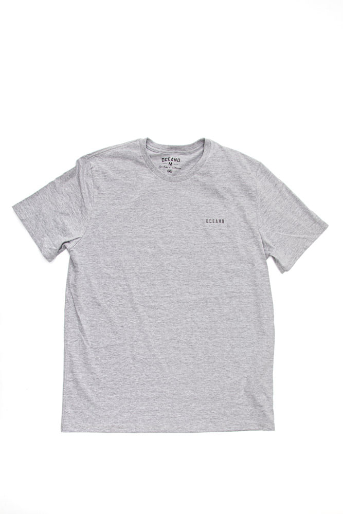 Camiseta-Oceano-Casual-Masculina-Logo-Malha-19969-Cinza