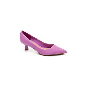 Sapato Bottero Scarpin Feminino Salto Baixo Couro 354601 Lilas