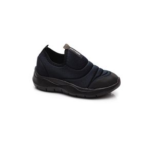 Tenis Novope Sem Cadarço Juvenil Menino Lycra 80001290-3 Preto