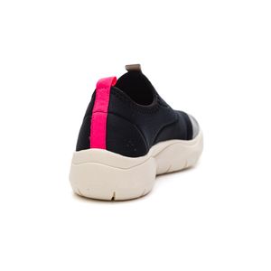Tênis Novope Sem Cadarço Juvenil Menina Lycra 80001290-1710 Preto