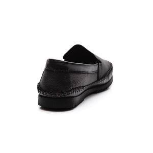 Kit West Line Mocassim, Carteira E Cinto Masculino Couro 1700 Preto