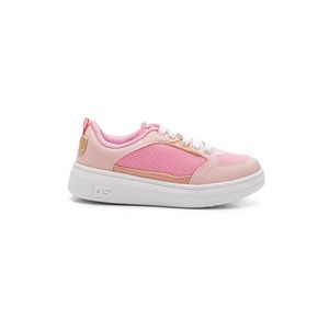 Tenis World Colors Casual Juvenil Menina Cadarço Decorativo 701.047-2612 Rosa