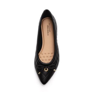 Sapatilha Modare Ultra Conforto Feminina Bico Fino 7334.232 Preto