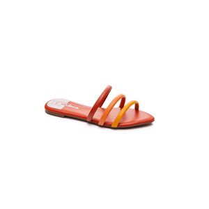 Chinelo Moleca Rasteira Feminina 5460.204.9830 Laranja