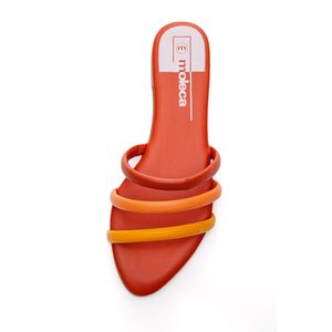 Chinelo Moleca Rasteira Feminina 5460.204.9830 Laranja