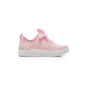 Tênis Pink Cats Casual Juvenil Menina Cadarço Com Glitter V3851-0 Rosa