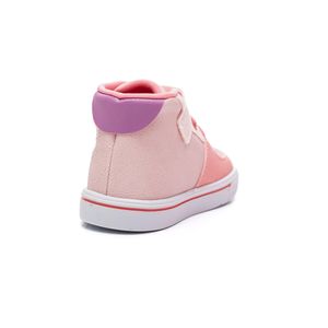 Tênis World Colors Botinha Infantil Menina Coração 153.064-319 Rosa