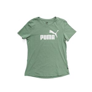 Camiseta Puma Fit Logo Esportiva Feminina 680768 04 Verde