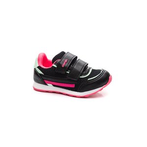 Tênis Camin Casual Infantil Menina Velcro 2739-643 Pink