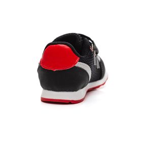 Tênis Camin Casual Infantil Menino Velcro  2796-27 Preto