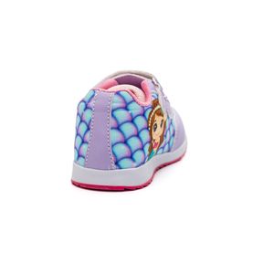 Tênis Botinho Casual Infantil Menina Com Acessório Sereia Bk701 Lilas