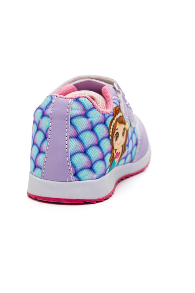 Kit-Tenis-Casual-Infantil-Menina-Botinho-Bk701-Sereia-Lilas