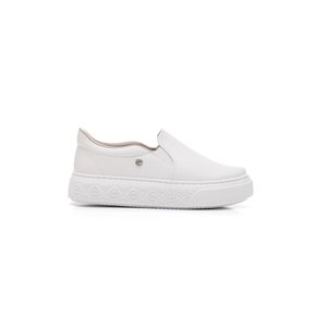 Tênis Via Marte Casual Feminino Slip On 23-14305-01 Branco
