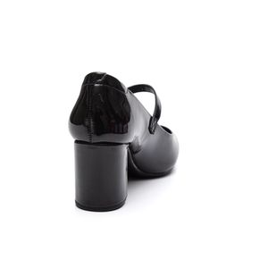 Sapato Beira Rio Salto Bloco Médio Feminino Bico Fino 4241.229 Preto