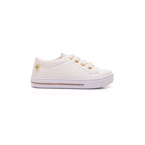 Tênis Sophia Almeida Casual Juvenil Menina Cadarço 633mcb Branco