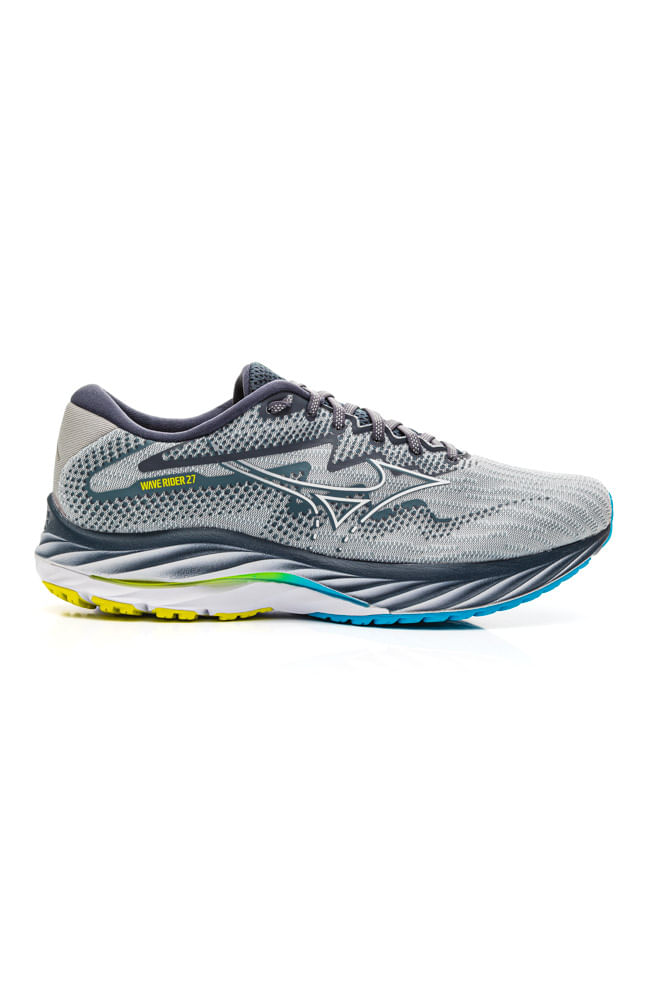 Tenis-Corrida-Masculino-Mizuno-Wave-Rider-27-Cinza