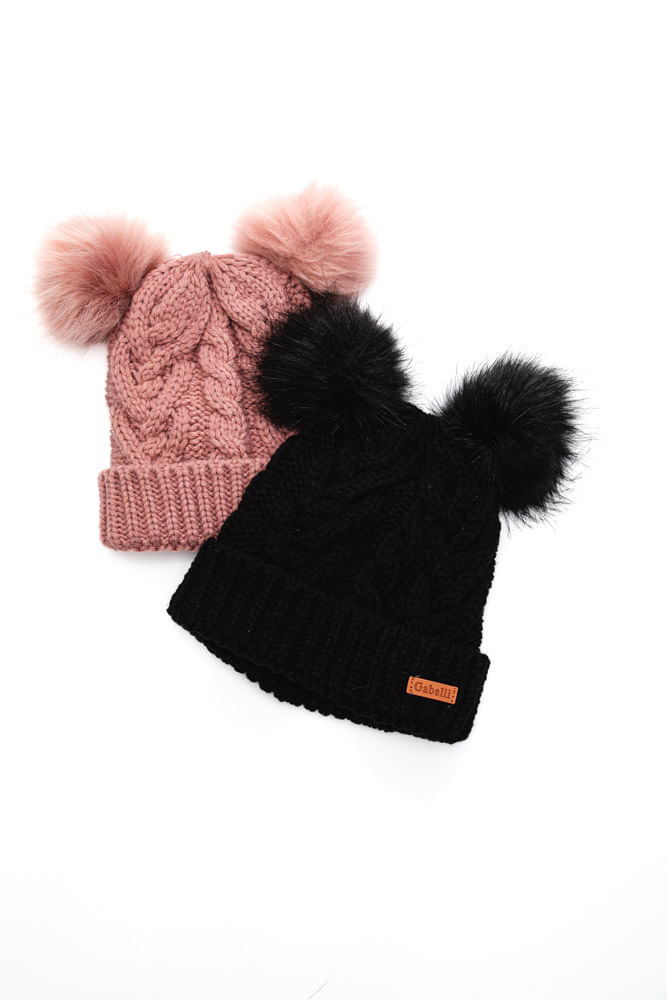 Touca-Larsen-Gorro-De-La-Feminino-Pom-Pom-Jl638-Sortido