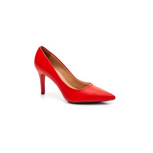 Sapato Mariotta Scrapin Feminino Salto Alto 13560-01 Vermelho