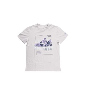 Camiseta Mizuno Sportstyle Manga Curta Masculina Mnmas3673 Cinza