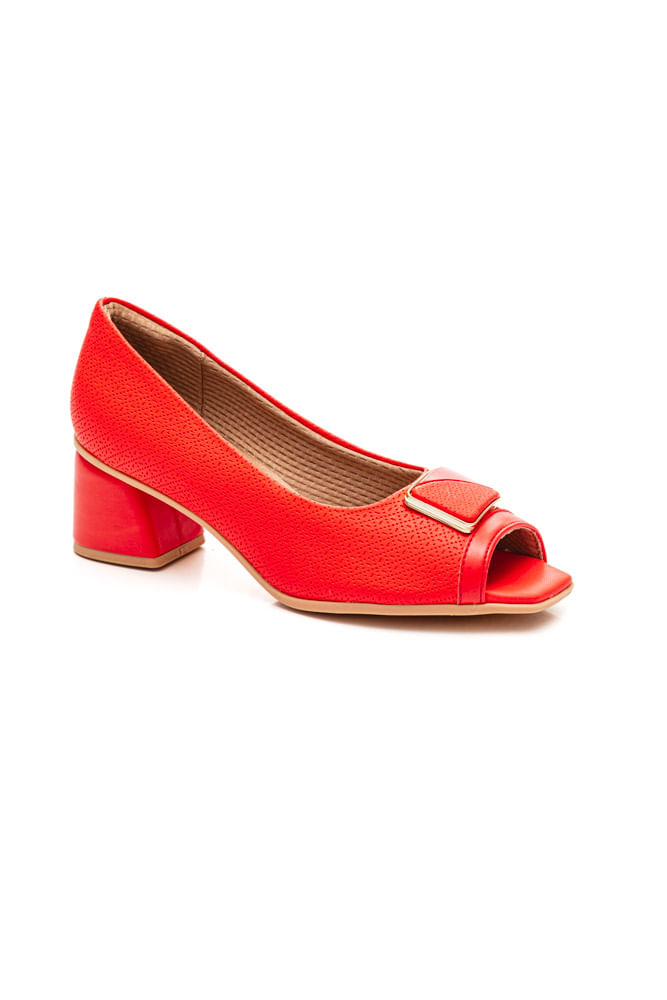 Sapato-Casual-Feminino-Piccadilly-Laranja