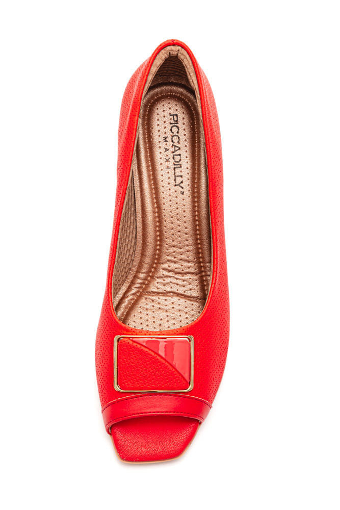 Sapato-Casual-Feminino-Piccadilly-Laranja
